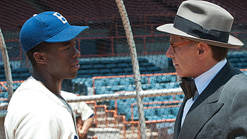 Chadwick Boseman and Harrison Ford, 42 (Movie) HD wallpaper