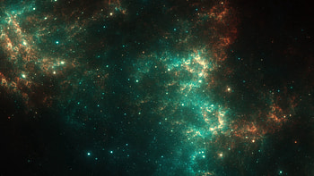 Universe, Stars, Nebula, Galaxy, Glow HD wallpaper