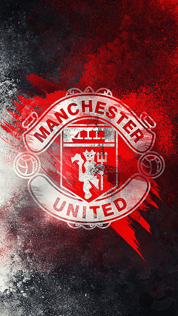 Manchester United, Stunning , Iconic emblem, Dynamic visuals HD phone wallpaper