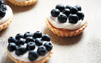 Food, Cookies, Cream, Cowberry, Lingonberry HD wallpaper