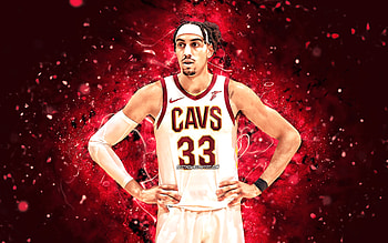 Brodric Thomas, , Cleveland Cavaliers, NBA, basketball, Cavs, purple neon lights, Brodric Thomas Cleveland Cavaliers, Brodric Thomas HD wallpaper
