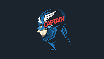 Captain America Minimal Artwork HD wallpaper