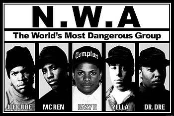 Straight Outta Compton, N.W.A. biopic, Hip-hop revolution, West Coast music HD wallpaper