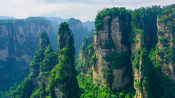 Zhangjiajie Travels, CGTN nature, Zhangjiajie series, Peaks HD wallpaper