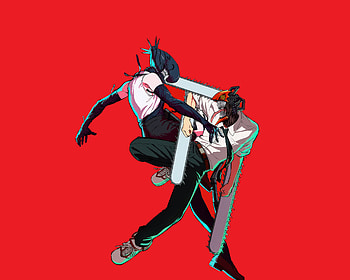 Denji & Reze Clash — Chainsaw Man, Anime, Reze (Chainsaw Man), Denji (Chainsaw Man) HD wallpaper