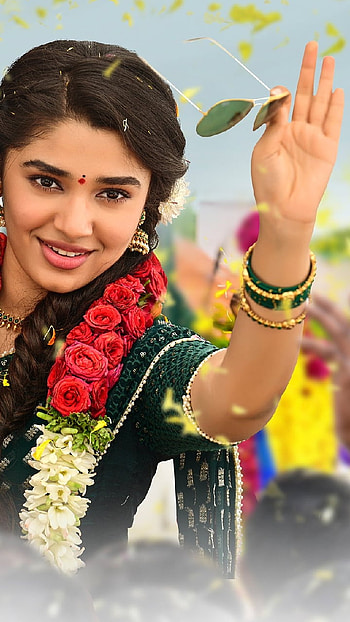 Beautiful 88, saree, Krithi Shetty HD phone wallpaper
