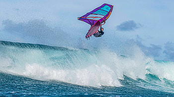 Windsurfing, Extreme water sport, Wind-powered board, Thrilling adventure HD wallpaper
