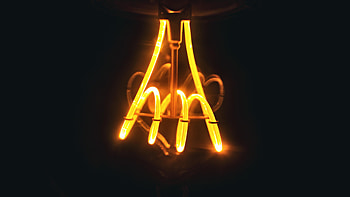 Miscellanea, Miscellaneous, Lamp, Spiral, Luminescence, Electricity HD wallpaper