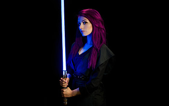 Jedi Star Wars Girl Cosplay , star-wars, cosplay, girls, model HD wallpaper