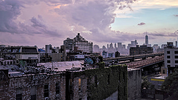 New York City, Rooftop HD wallpaper