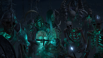 Necromancer Rogue Sorceress Barbarian Druid Diablo IV HD wallpaper