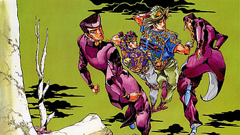 Anime - Jojo's Bizarre Adventure Jonathan Joestar Joseph Joestar Jotaro Kujo Josuke Higashikata Bakgrund HD wallpaper