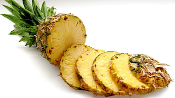 Chopped fruit, Pineapple HD wallpaper