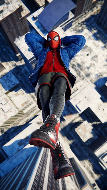 Spider Man 3, red, knee HD phone wallpaper