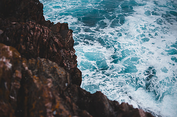 Nature, Water, Sea, Waves, Rock, Shore, Bank, Stone HD wallpaper