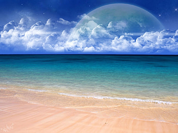 Landscape, Water, Sky, Sea, Beach HD wallpaper