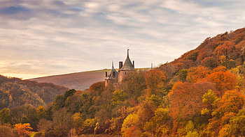 Castell Coch, Tongwynlais, South Wales, man made, castle HD wallpaper