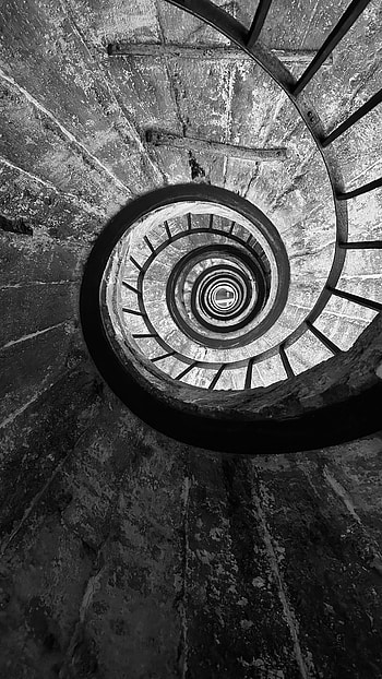 VILLA MEDICI, Italy, graphy, stairs HD phone wallpaper