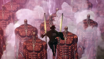 Attack on Titan - Colossal Titan Showdown, Anime, Attack on Titan, Colossal Titan HD wallpaper