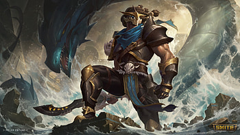 Gilgamesh Leviathan, Gilgamesh (Smite), video game, Smite HD wallpaper