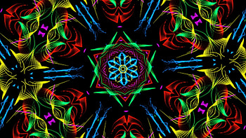 Kaleidoscope mandala art, Inspirational generator, Creative visualization, Mesmerizing patterns HD wallpaper