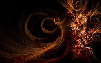 Abstract, Flowers, Patterns, Brown HD wallpaper