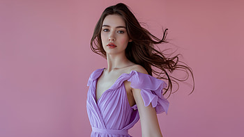 Beautiful Girl With Flowing Hair, girls, model HD wallpaper