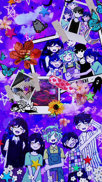 Omori, magenta, art HD phone wallpaper