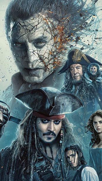 Captain Salazar, Dead Men Tell No Tales, Thrilling movie, Swashbuckling adventure HD phone wallpaper