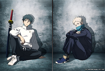 Jujutsu Kaisen Quad — Yuta Okkotsu & Toge Inumaki, Anime HD wallpaper