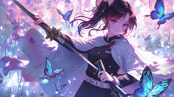 Kanao Tsuyuri Demon Slayer, Anime, Demon Slayer: Kimetsu no Yaiba, Kanao Tsuyuri HD wallpaper