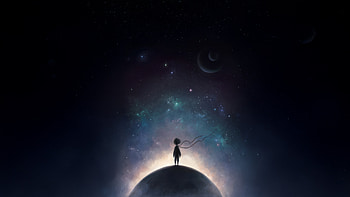 Child Of The Universe, universe, artist, artwork, art, digital-art, deviantart HD wallpaper