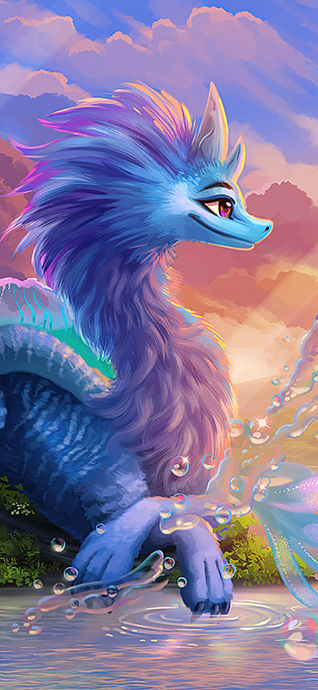 Raya and the Last Dragon, Sisu Fanart, XS HD phone wallpaper