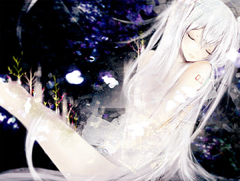 white miku, miku, girl, white, anime HD wallpaper