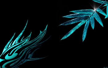 Tribal Plants, blue, tribal, , plants HD wallpaper