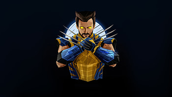 Wolverine The Adamantium Warrior, wolverine, superheroes, artwork, art, digital-art, dark HD wallpaper