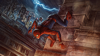 Spidey Final Web, spiderman, superheroes, artwork, art, digital-art HD wallpaper