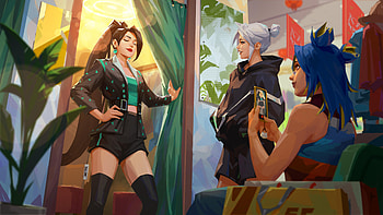 Jett Neon Sage Valorant HD wallpaper