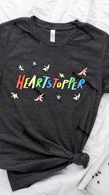 Heartstopper Leaves, Black Tshirt HD phone wallpaper