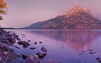 Nature, Stones, Sky, Mountain, Lake, Reflection, Shore, Bank HD wallpaper