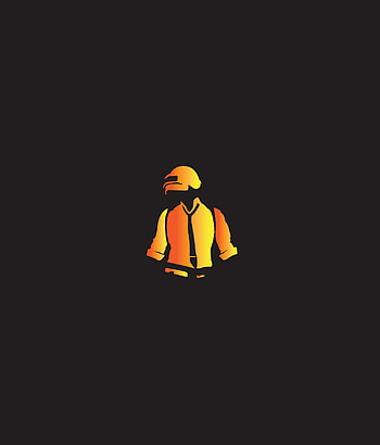 Minimal, PUBG, yellow, helmet guy, art HD phone wallpaper