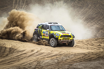 Mini All4 Dakar, Rally Raid HD wallpaper