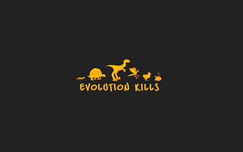 Evolution Kills, evolution, inspiration HD wallpaper