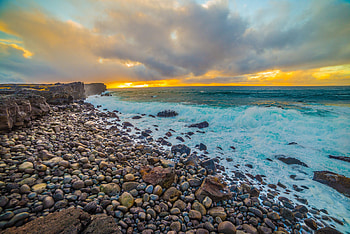 Nature, Stones, Sea, Shore, Bank, Foam HD wallpaper
