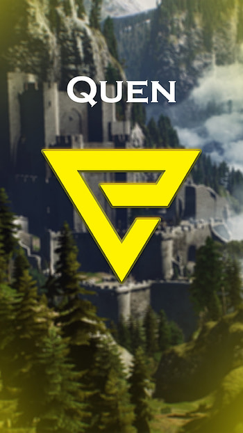 Quen sing of The Witcher, video game, The Witcher 3: Wild Hunt HD phone wallpaper