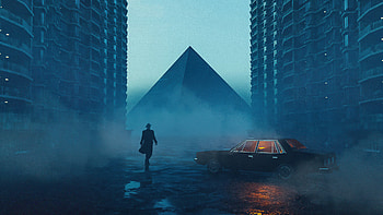 At Another Pyramid Sight, artist, artwork, digital-art HD wallpaper