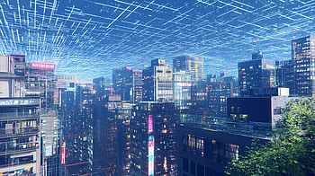 Futuristic Cybernetic City, cybernetic, futuristic city HD wallpaper