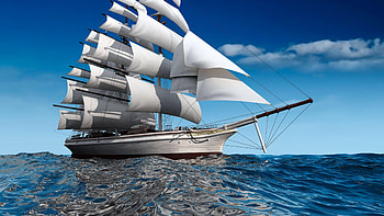 Tall ship grandeur, Ultra , Sailing beauty, Vessel magnificence HD wallpaper