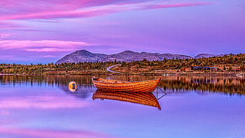boat, landscape HD wallpaper