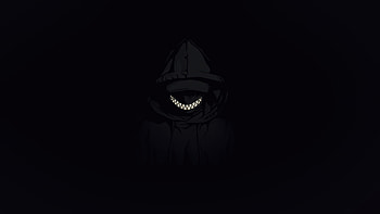 Hooded Jacket Boy Smiling Minimal Dark , hoodie, dark, black, minimalism, minimalist, artist, artwork, digital-art HD wallpaper